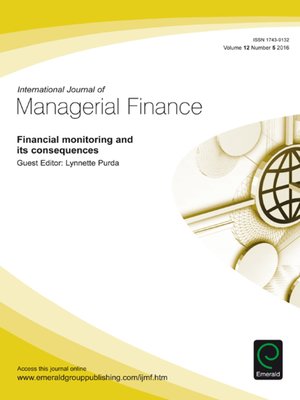 cover image of International Journal of Managerial Finance, Volume 12, Issue 5